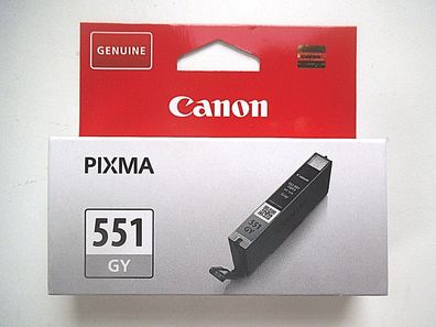 CANON CLI-551GY, PIXMA MG6350, (551) Tintenpatrone grau Original 7ml !