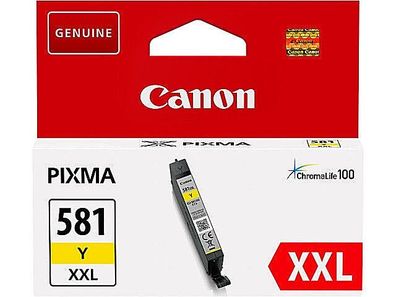 CANON CLI-581XXL Y gelb Pixma TS8150 TS9150 TS6150 TR7550 TR8550 No 581 XXL !