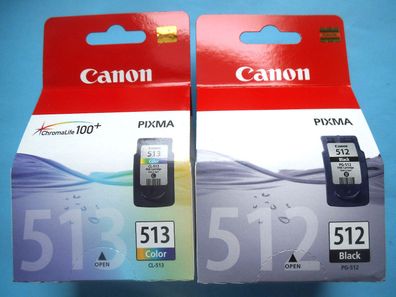 CANON PG-512 schwarz 15ml, CL-513 color 13ml PIXMA MP250/270 Original