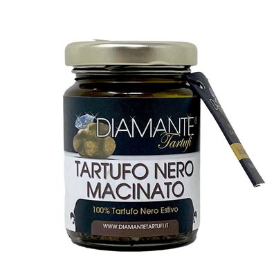 Diamante Tartufi italienischer schwarzer Trüffel gemahlen im nativen Olivenöl