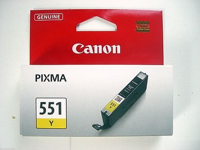 CANON CLI-551Y, PIXMA IP7250 MX925, (551) Tintenpatrone gelb 7ml Original