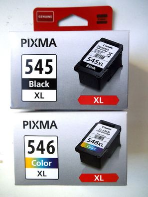 CANON PG-545XL schwarz, CL-546XL color, PIXMA MG2450 MG 2550 Original!