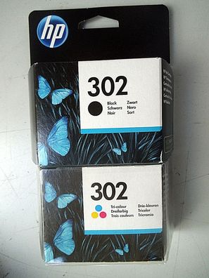 HP F6U65AE F6U66AE, No 302 Tintenpatrone schwarz color Officejet 3830 ENVY 4520