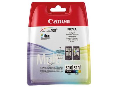CANON CL-511 color PG-510 schwarz PIXMA MP280 MX420 Tintenpatronen Original !