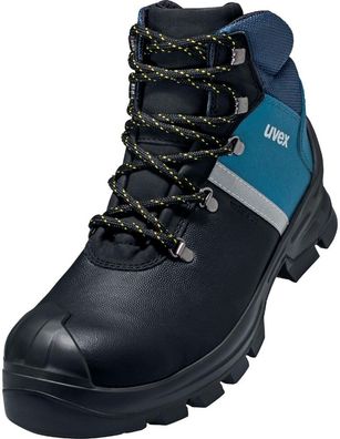 Uvex Sicherheitsschuh Stiefel 6513 Schwarz/ Blau