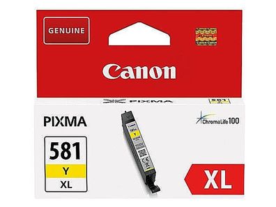 CANON CLI-581XL Y gelb Pixma TS8150 TS9150 TS6150 TR7550 TR8550 No 581 XL