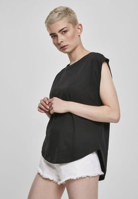 Urban Classics Female Shirt Ladies Basic Shaped Tee Black
