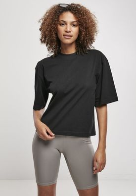 Urban Classics Damen T-Shirt Ladies Organic Oversized Tee Black