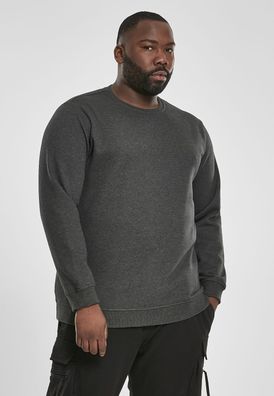 Urban Classics Pullover Basic Terry Crew Charcoal