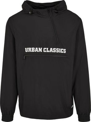 Urban Classics Pullover Commuter Pull Over Jacket Black