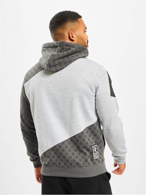 Dangerous DNGRS Sweatshirt Veli Zip Hoody Grey Melange/ Black