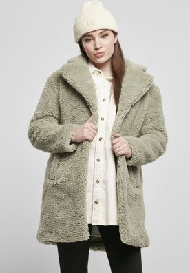 Urban Classics Damen Jacke Ladies Oversized Sherpa Coat Softsalvia