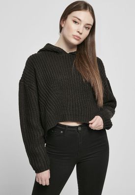 Urban Classics Damen Hoodie Ladies Oversized Hoody Sweater Black