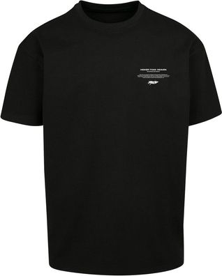 MJ Gonzales T-Shirt Higher Than Heaven (6) Heavy Oversize Tee Black