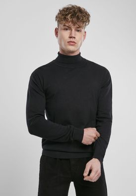 Urban Classics Pullover Basic Turtleneck Sweater Black