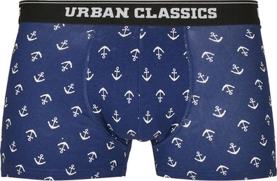 Urban Classics Boxershort Boxer Shorts 5-Pack Anchor Black/ Blue/ Grey
