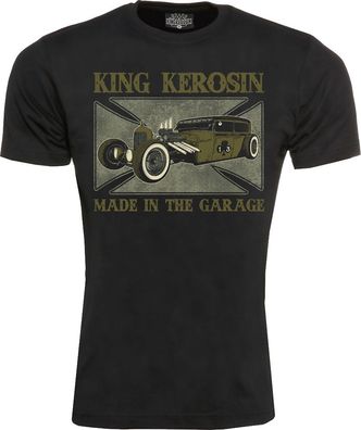 King Kerosin T-Shirt Made In The Garage Black