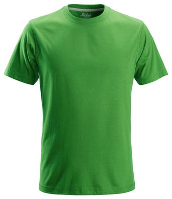 Snickers Klassisches Baumwoll T-Shirt Apfelgrün