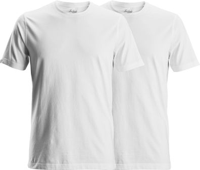 Snickers Workwear T-Shirts (2 Stück) Weiß
