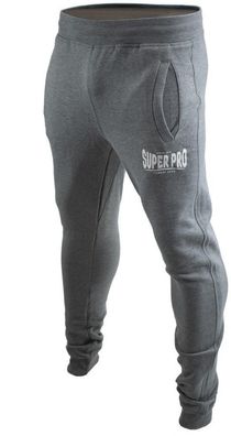 Super Pro Jogging Pants Grau/ Weiß