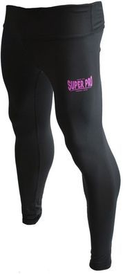 Super Pro Leggings Women Lion/ Super Pro Logo Schwarz/ Rosa