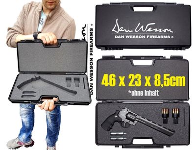 Revolver Transportkoffer Dan Wesson 46x23x8 Waffenkoffer Kunststoff abschließbar