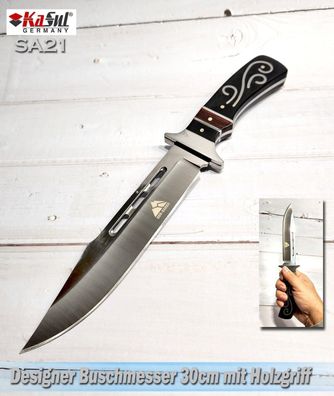 Holzgriff Design Klinge SA21| Survivor Messer Jagdmesser Bowie Knife Hunting30cm