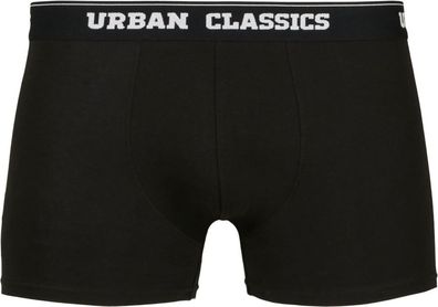 Urban Classics Organic Boxer Shorts 5-Pack Blk + Blk + Blk + Blk + Blk