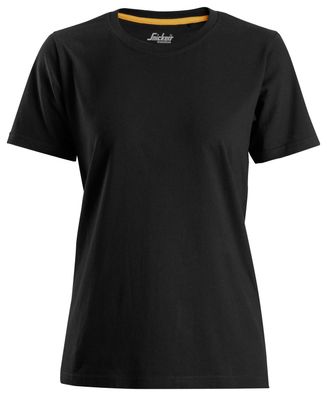 Snickers Damen AllroundWork T-Shirt aus organische Baumwolle Schwarz