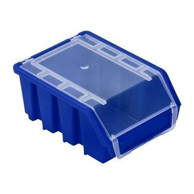 Lagerboxen Stapelboxen Sichtlagerkasten Box Ergobox 2L+ Blau 155x117x75