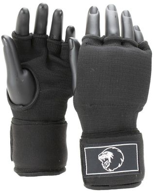 Super Pro Combat Gear Innenhandschuhe mit Bandage Schwarz/ Weiß