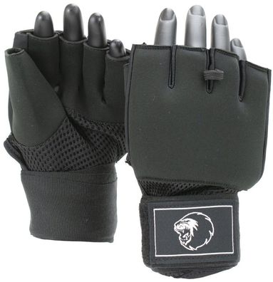 Super Pro Combat Gear Mexican Wrap Innenhandschuhe Schwarz/ Weiß