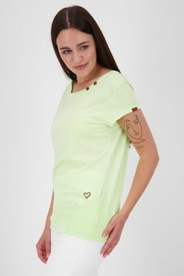 Alife & Kickin Damen T-Shirt CocoAK A Shirt Lime