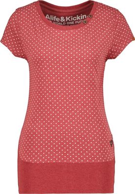 Alife & Kickin Damen T-Shirt CocoAK B Shirt Cranberry Melange