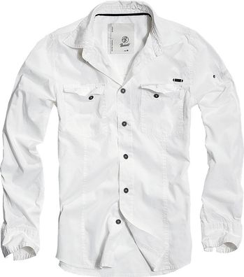 Brandit Hemd Shirt Slim MEN in White