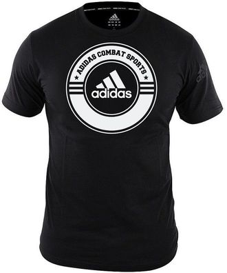 adidas T-Shirt Combat Sports Schwarz/ Weiß