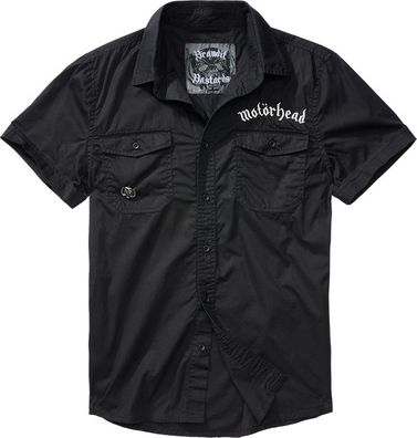 Brandit Men Hemd Motörhead Shirt Black