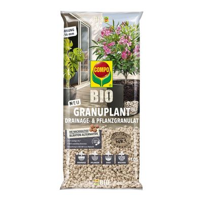 COMPO BIO Granuplant® Drainage- und Pflanzgranulat, 10 Liter