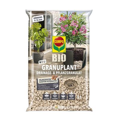 COMPO BIO Granuplant® Drainage- und Pflanzgranulat, 5 Liter