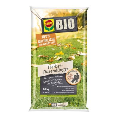 COMPO BIO Herbst-Rasendünger, 20 kg