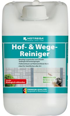 Hotrega® Hof- und Wege-Reiniger, 5 Liter Kanister (Konzentrat)