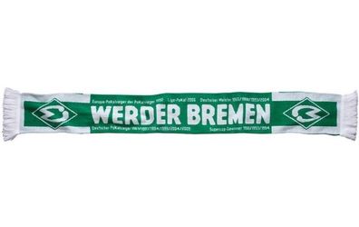 SV Werder Bremen Schal Erfolge Fussball Grün