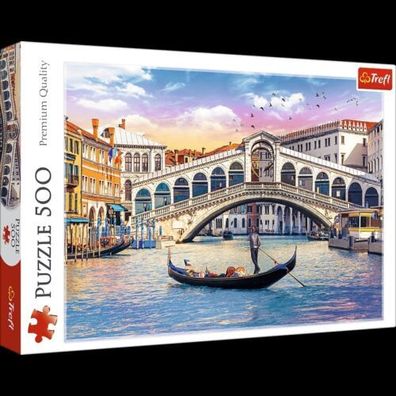 Puzzle Trefl 500 Teile Rialto Brücke Venedig