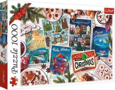 Puzzle Trefl 1000 Teile Süßigkeiten Collage