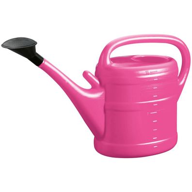 Geli Gießkanne Pink rosa 10 Liter mit Aufsteckvorrichtung - Kunststoff