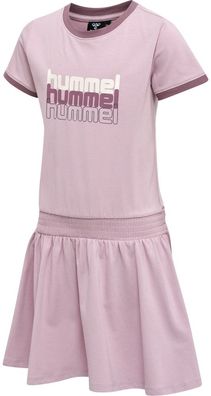 Hummel Kinder Kleid Cloud Dress S/ S Dawn Pink