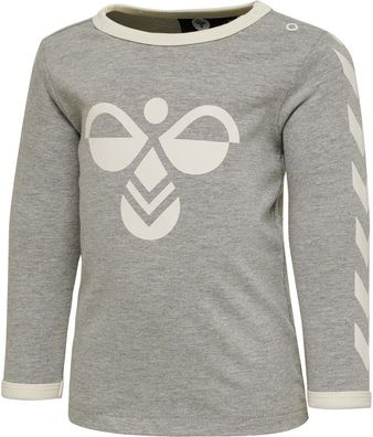 Hummel Kinder Longsleeve Flipper T-Shirt L/ S Grey Melange