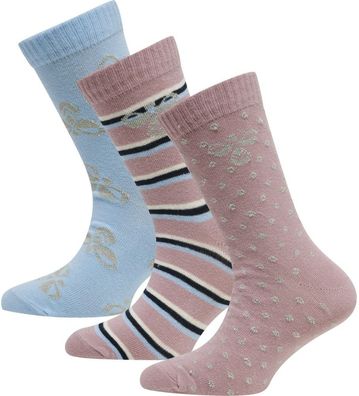 Hummel Kinder Socke Alfie Sock 3-Pack Woodrose