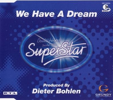CD-Maxi: Deutschland sucht den Superstar: We have a Dream (2002) Hansa