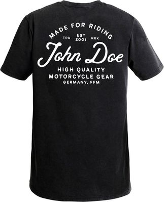 John Doe T-Shirt JD Lettering Black